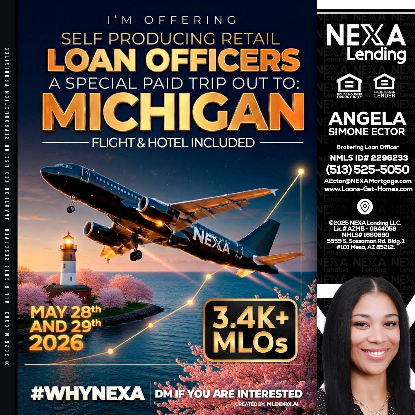MICHIGAN TRIP - Angela Simone Ector -Brokering Loan Officer