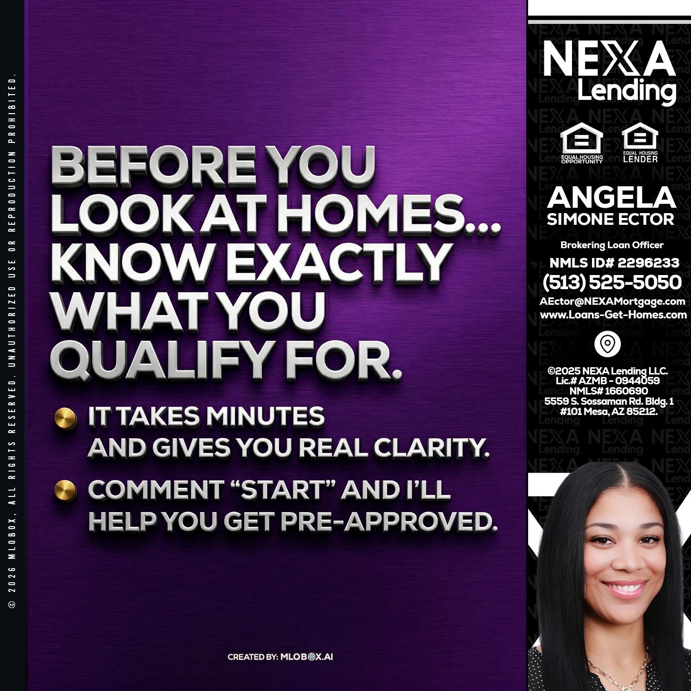 BEFORE YOU - Angela Simone Ector -Brokering Loan Officer