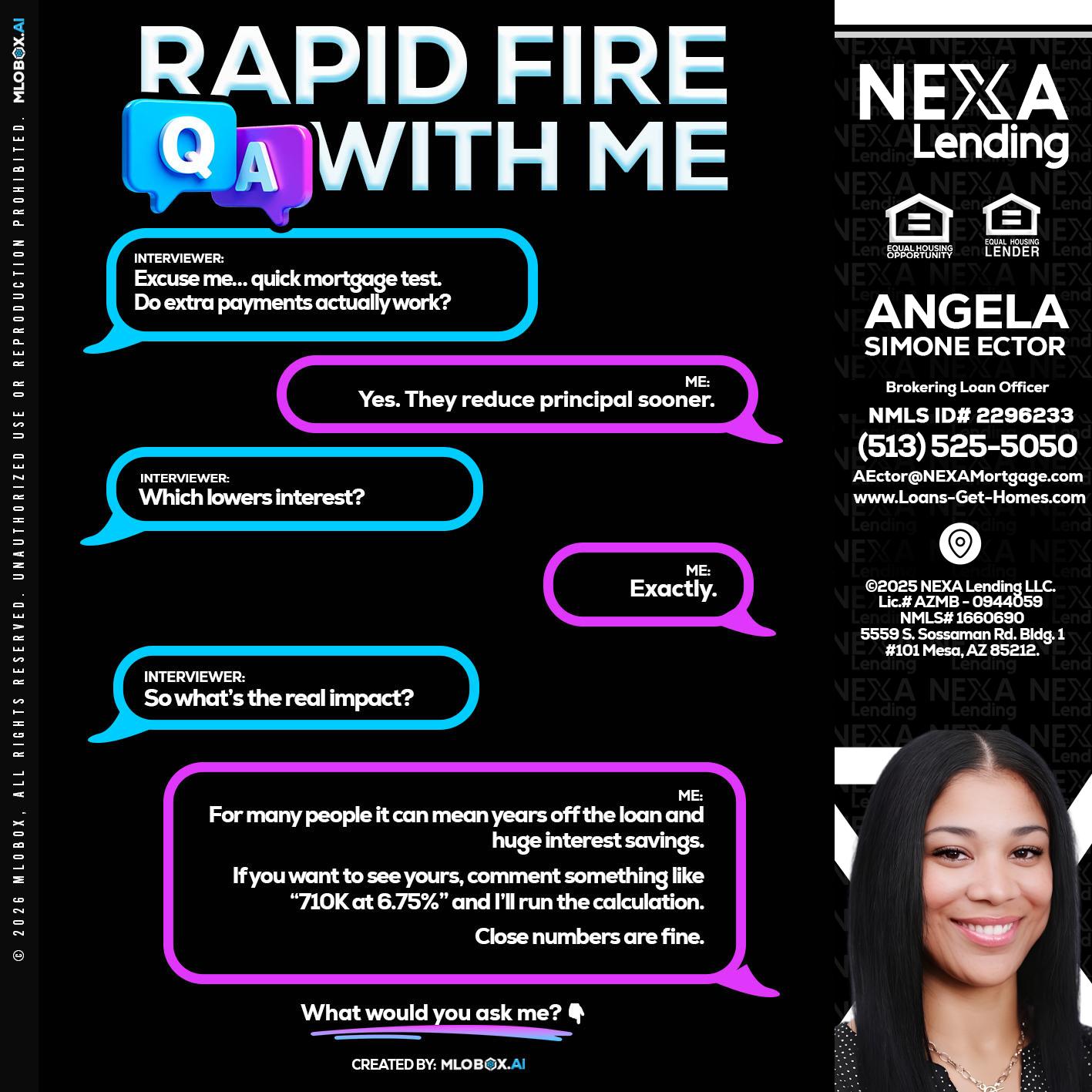 RAPID QA - Angela Simone Ector -Brokering Loan Officer