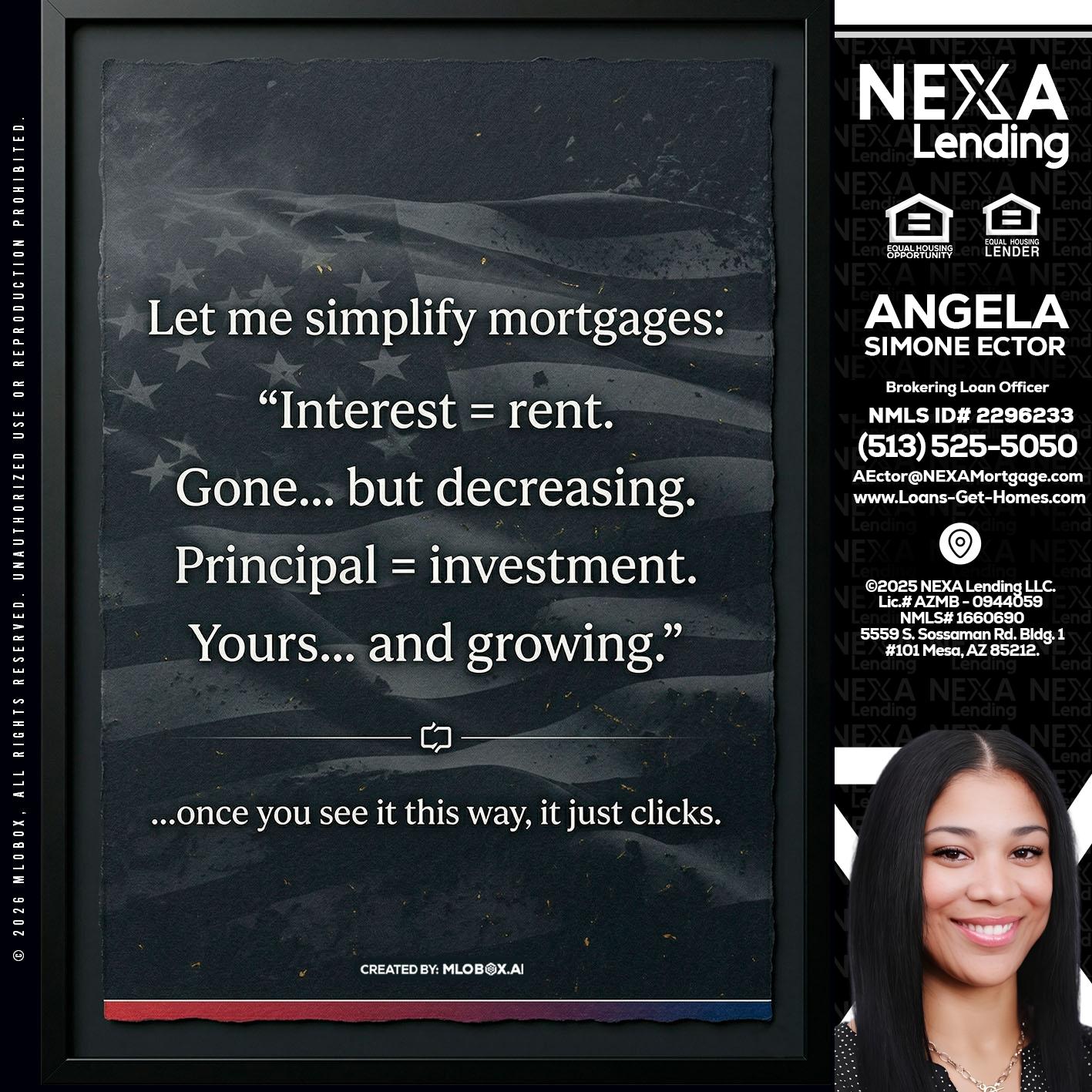 LET ME SIMPLIFY - Angela Simone Ector -Brokering Loan Officer