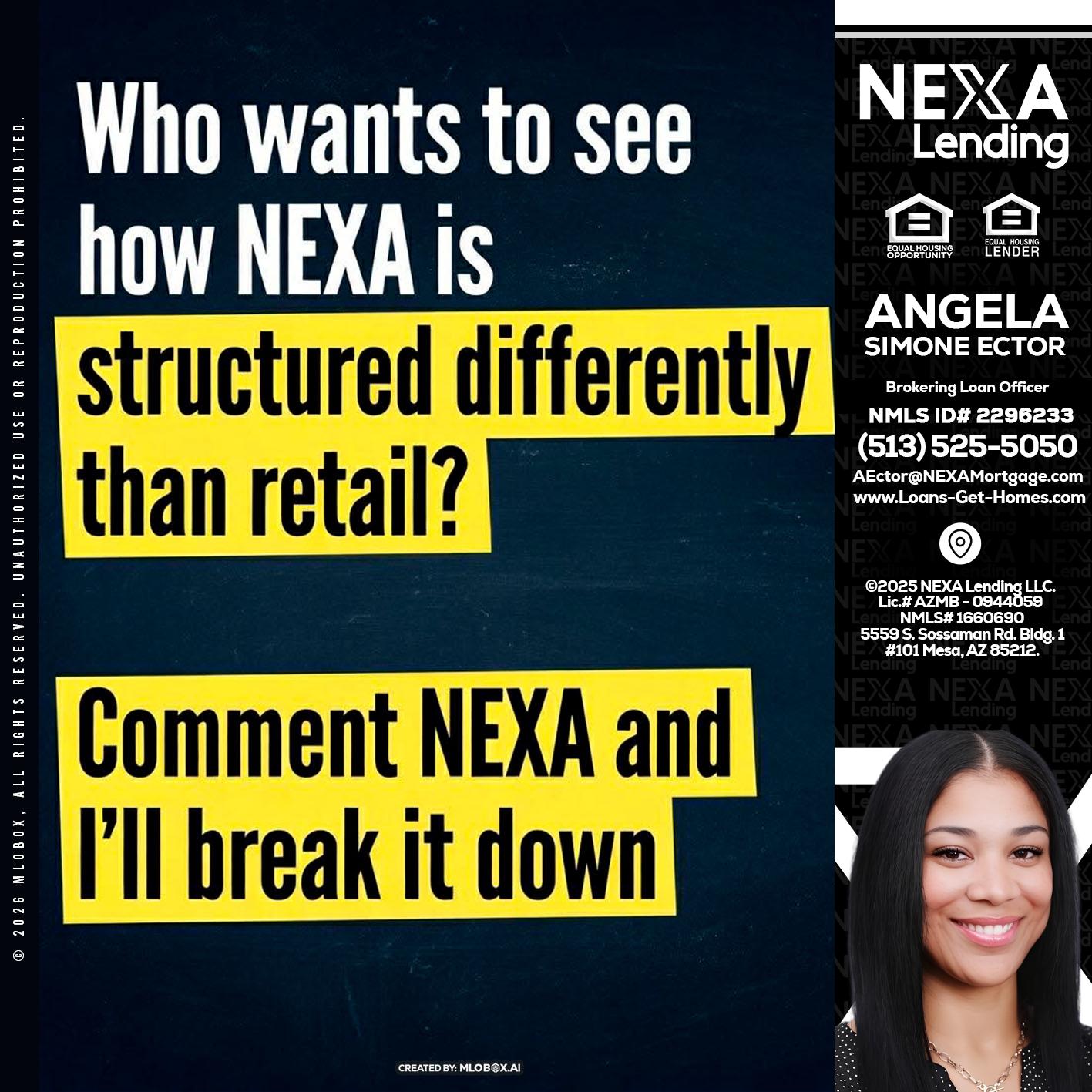 who want to see - Angela Simone Ector -Brokering Loan Officer