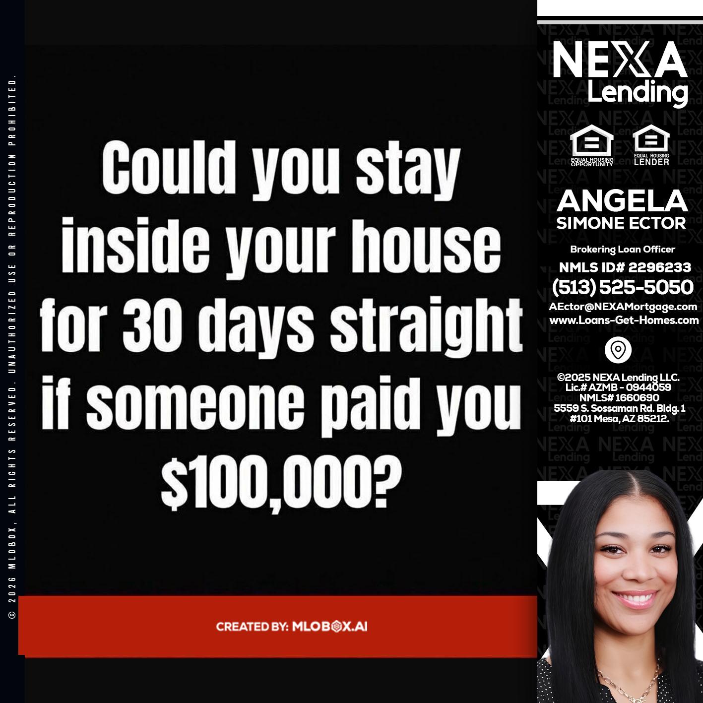 COULD YOU STAY - Angela Simone Ector -Brokering Loan Officer