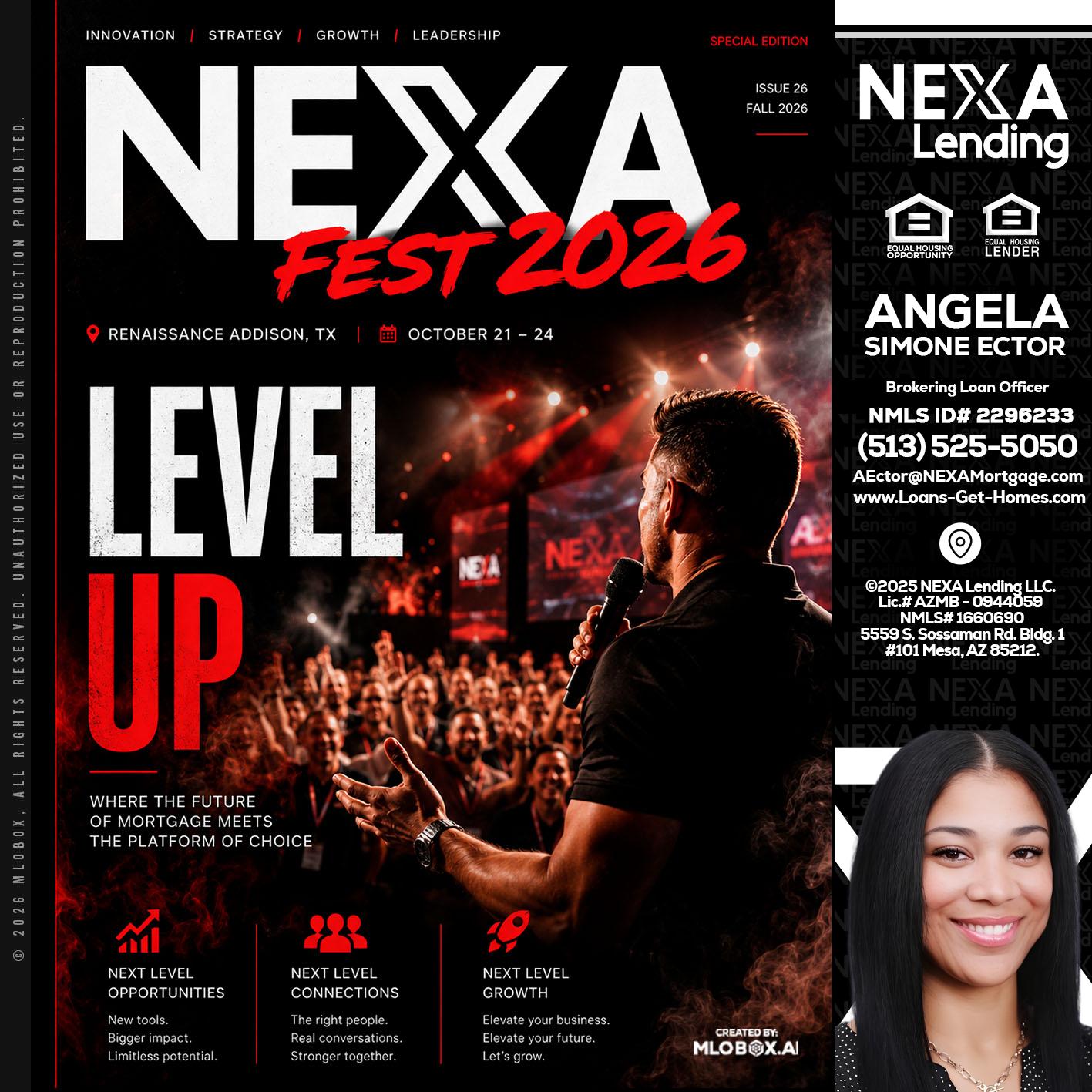 NEXA FEST 2026 - Angela Simone Ector -Brokering Loan Officer