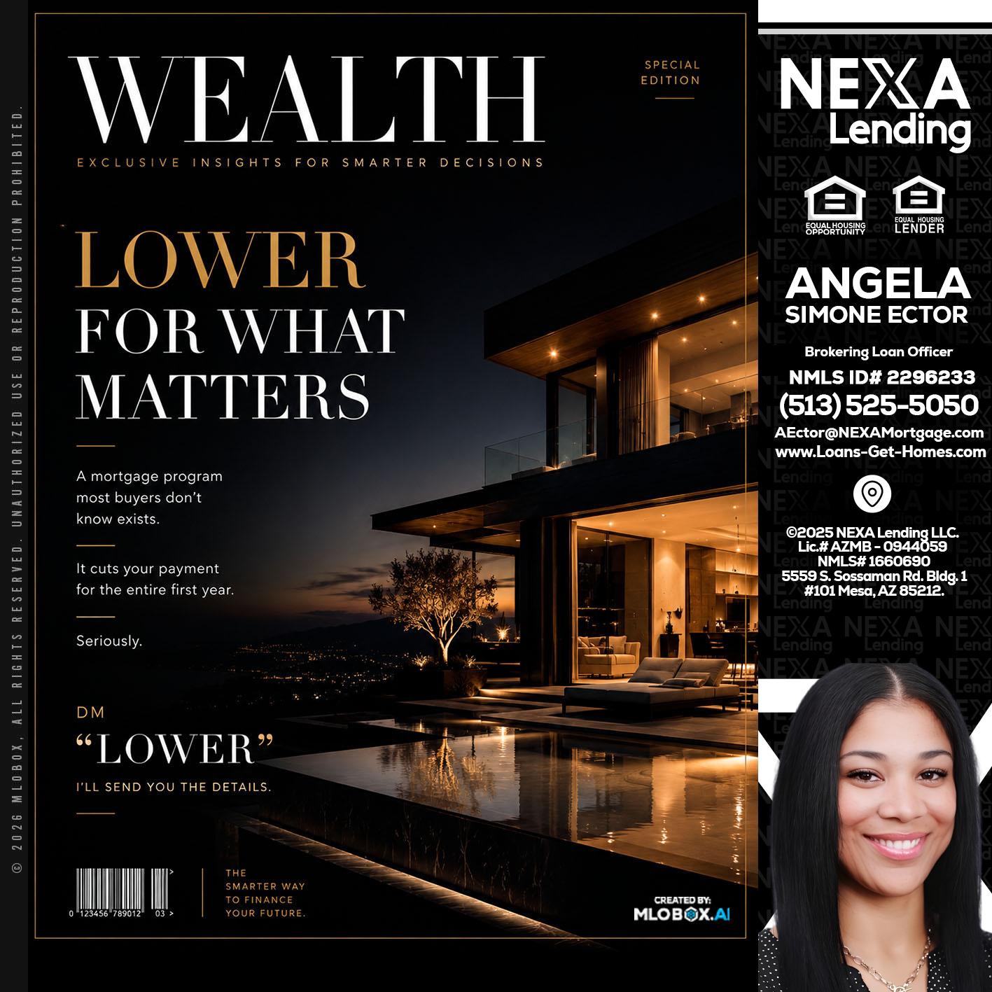 WEALTH - Angela Simone Ector -Brokering Loan Officer